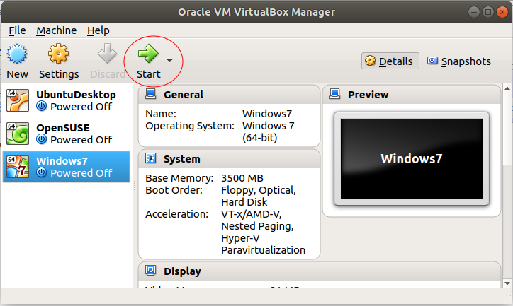 Cài đặt windows 7 lên virtualbox