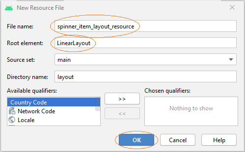 android studio java how to horizontally line up elements