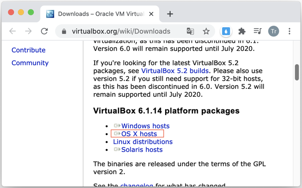 virtualbox download for mac
