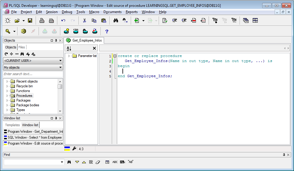 Pl sql using. Pl developer SQL окно. Программа на pl SQL. Разработчик pl\SQL. Программист SQL.